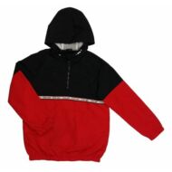 Piros-fekete átmeneti kabát (140)