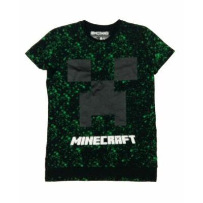 Fekete-zöld Minecraft póló (134)