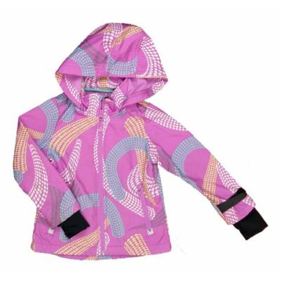 Pink mintás softshell kabát (110)