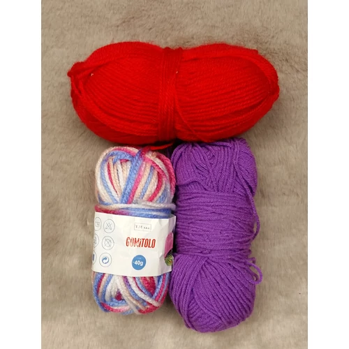 Vegyes akril fonal (130gr)