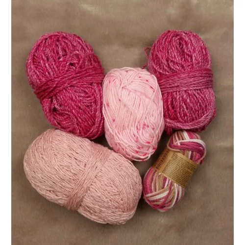 Pink színvilágú fonalcsomag (300gr)