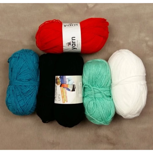 Vegyes akril fonalcsomag (480gr)