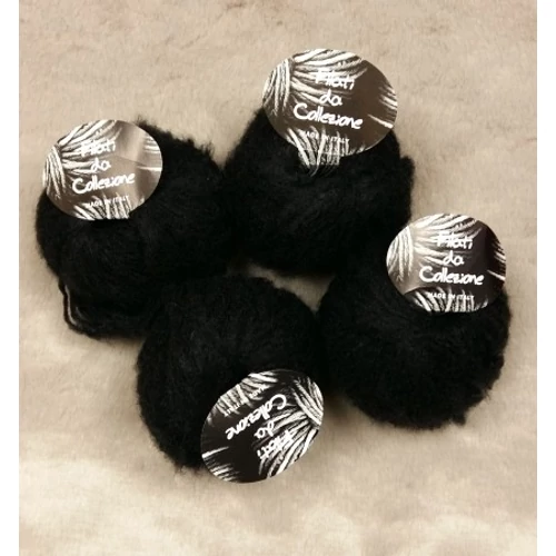 Filati da Collezione fekete gyapjú-akril fonal (200gr)