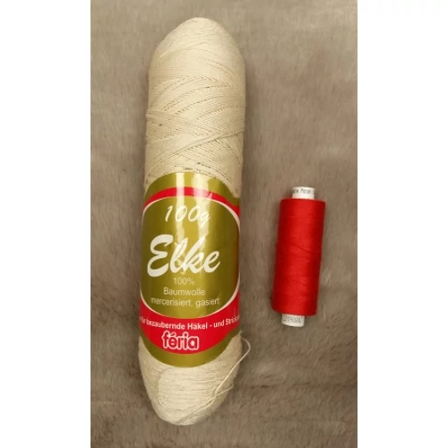 Elke mercerizált pamut fonal (100gr)