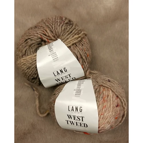 Lang Yarns West Tweed gyapjú-akril fonal (100gr)