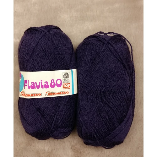 Lila szűzgyapjú fonal (95gr)