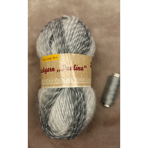 Paulina szürke színátmenetes fonál (100gr)
