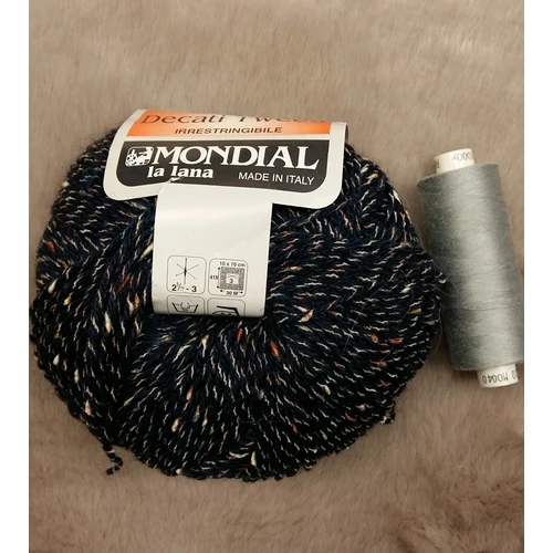 Mondial Decati Tweed szűzgyapjú fonal (50gr)