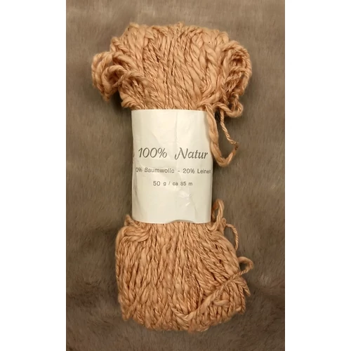 100% Natur pamut-len fonal (50gr)