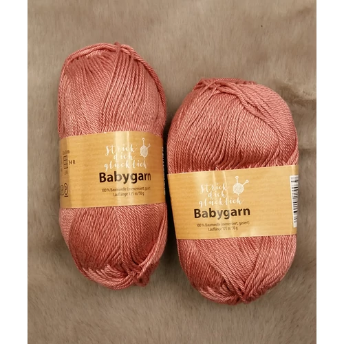 Babygarn mercerizált pamut fonal (100gr)