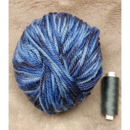 Kék színátmenetes fonal (100gr)