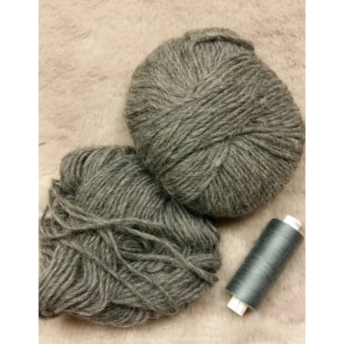 Szürke gyapjús fonal (60gr)