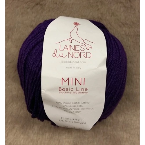 Laines du Nord Mini Basic Line gyapjú-akril fonal (50gr)