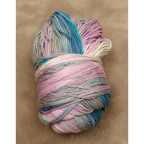 Lila-kék színátmenetes akril fonal (100gr)