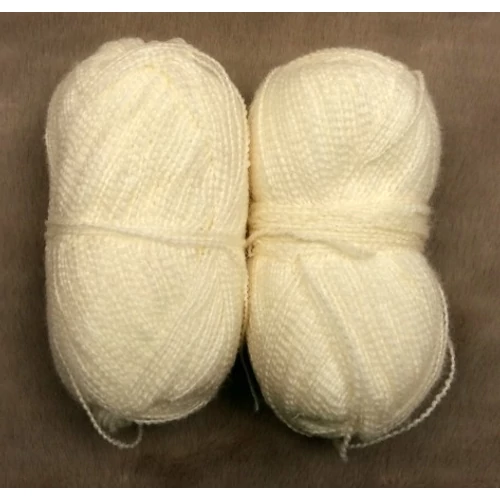 fehér akril fonal (190gr)