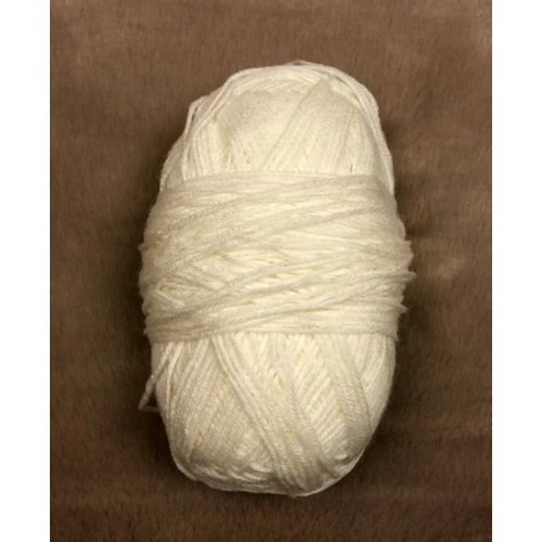 Fehér akril fonal (140gr)