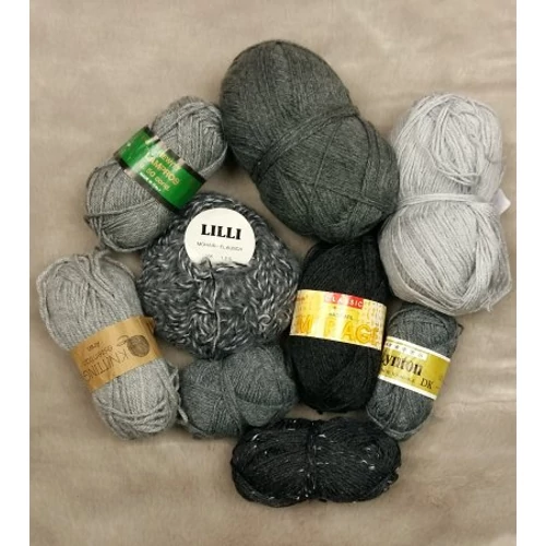 Szürke színvilágú fonalcsomag (450gr)