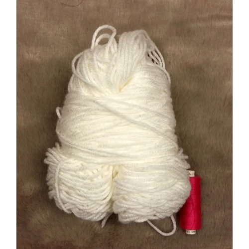 Fehér akril fonal (120gr)