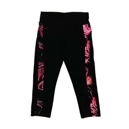 Fekete-pink mintás sportleg (L/XL)