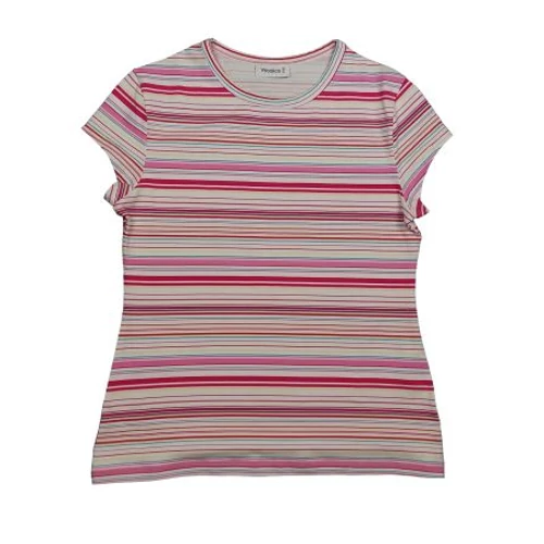 Pink csíkos top (M)