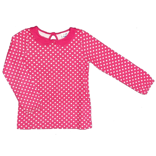 Pink pöttyös póló (116)