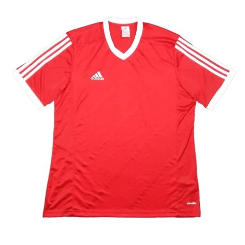 Adidas meggypiros-fehér sportpóló (XL)