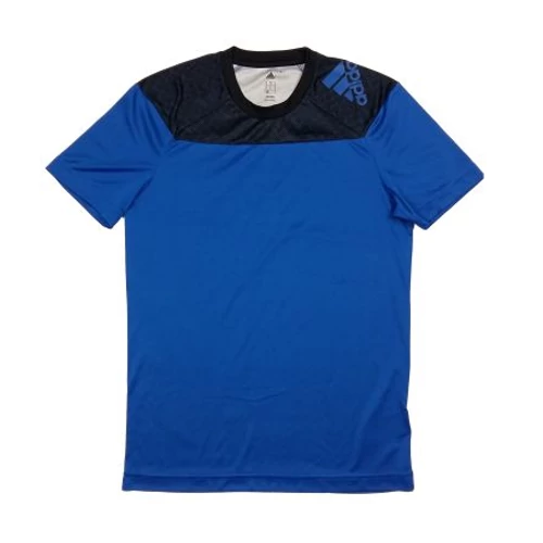 Kék-fekete adidas sportpóló (M)