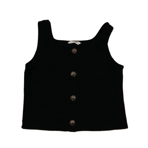 Fekete gombos top (152)
