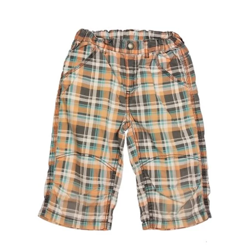 Narancs kockás short (128)
