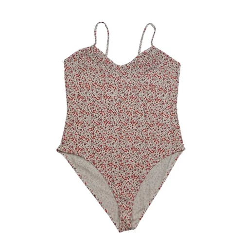 Piros virágos body (XL)