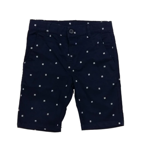 Sötétkék mintás short (104)