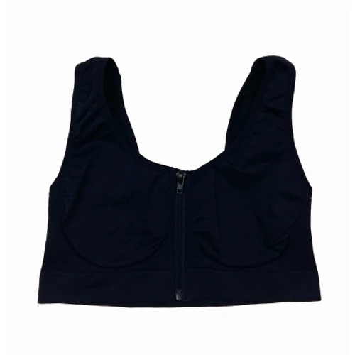 Sötétkék zipe sporttop (M)