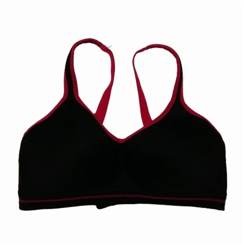 Fekete-ciklámen sportmelltartó (85B)