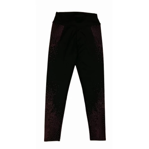 Fekete pink mintás sportleg (M)
