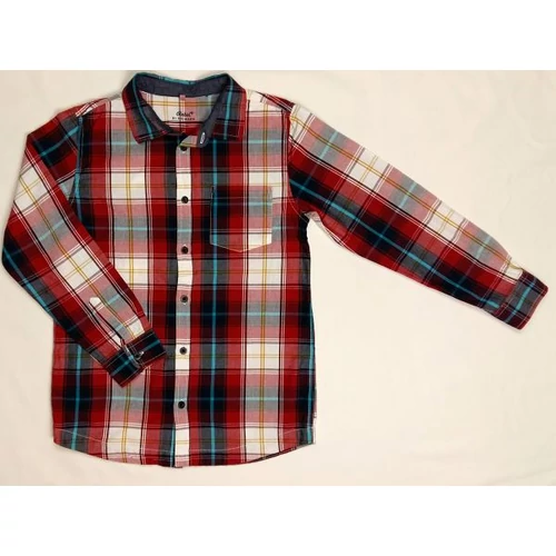 Bordó kockás ing (152)