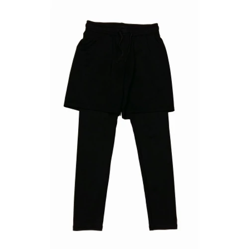 Fekete sport short/leg (128)