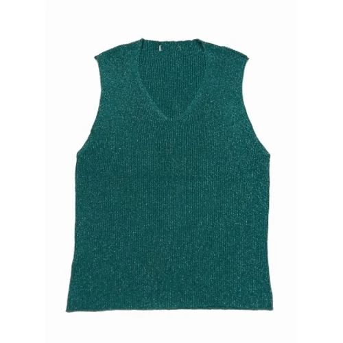 Türkiz csillogós felső (XL)