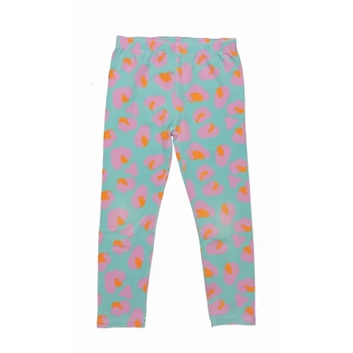 Türkiz pink mintás leg (110)
