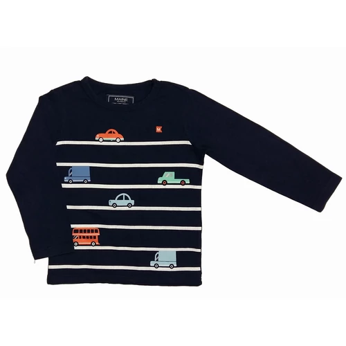 Sötétkék autós póló (104)