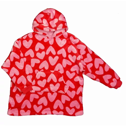 Piros pink szives köntöspulcsi (158)