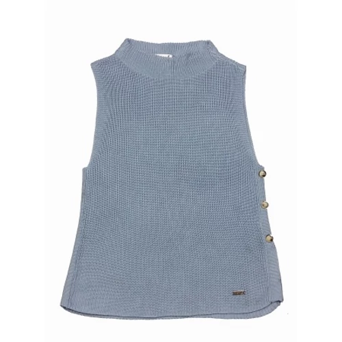 Kék gombos mellény (40)