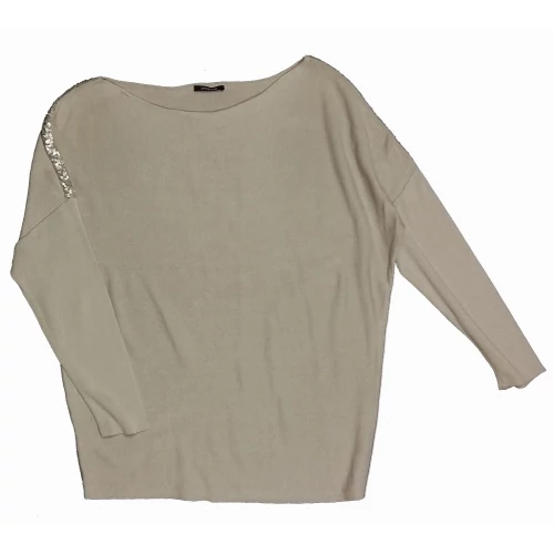 Szürke flitteres Promod pulcsi (L)