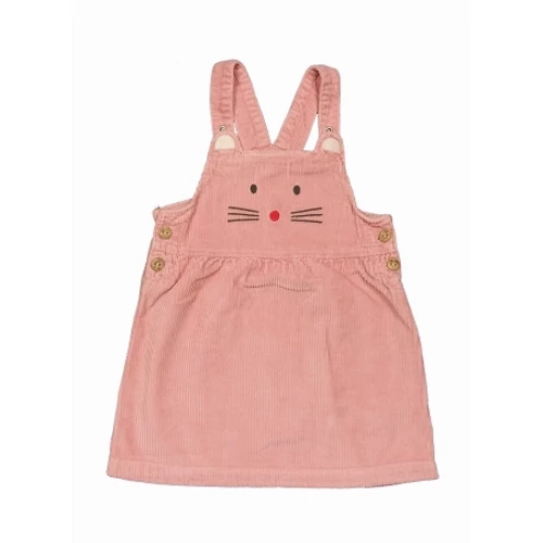 Rózsaszín cica kantáros kordszoknya (86)