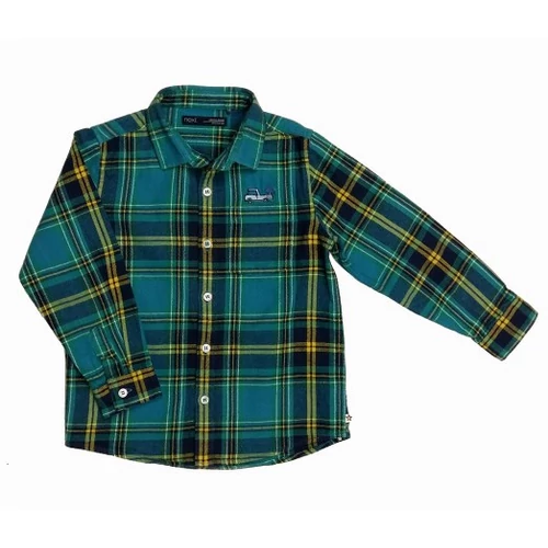 Zöld kockás flaneling (104)