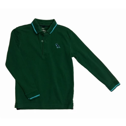 Zöld galléros póló (116)