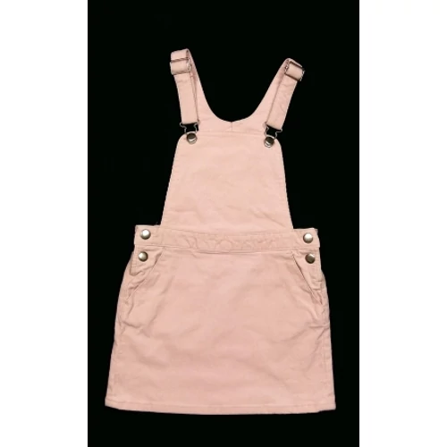 Rózsaszín kord kantáros szoknya (128)