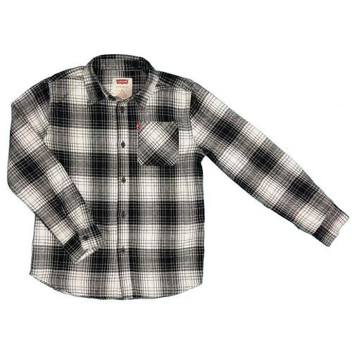 Fekete-fehér kockás Levi's flaneling (152)