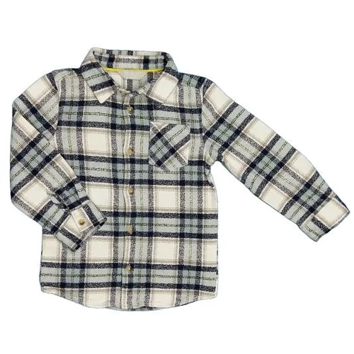 Kék-szürke kockás ing (98)