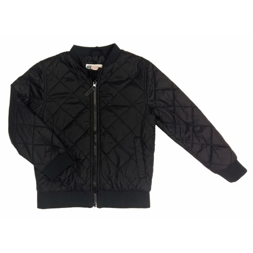 fekete steppelt átmeneti kabát (116)