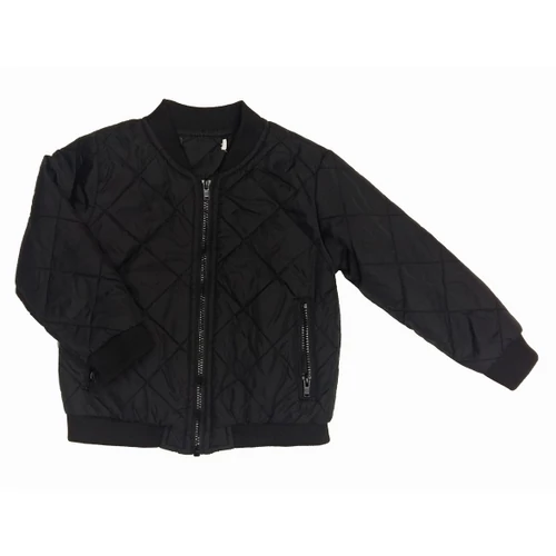 Fekete steppelt átmeneti kabát (98)